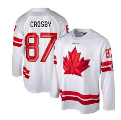 Men Canada Olympic #87 Crosby white jersey->more nhl jerseys->NHL Jersey
